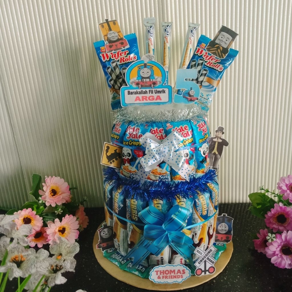 Snack Tart / Snack Cake / Kue Ulang Tahun / Snack Tower / Buket Snack / Snack Ulang Tahun / Tart Sna