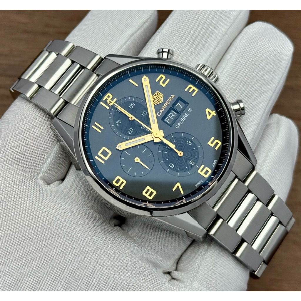 JAM TANGAN PRIA ORIGINAL TAG Heuer Carrera Calibre 16 Chronograph
