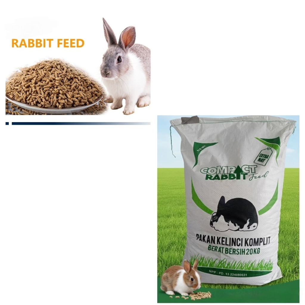 Compacr feed-rabbit food pakan kelinci