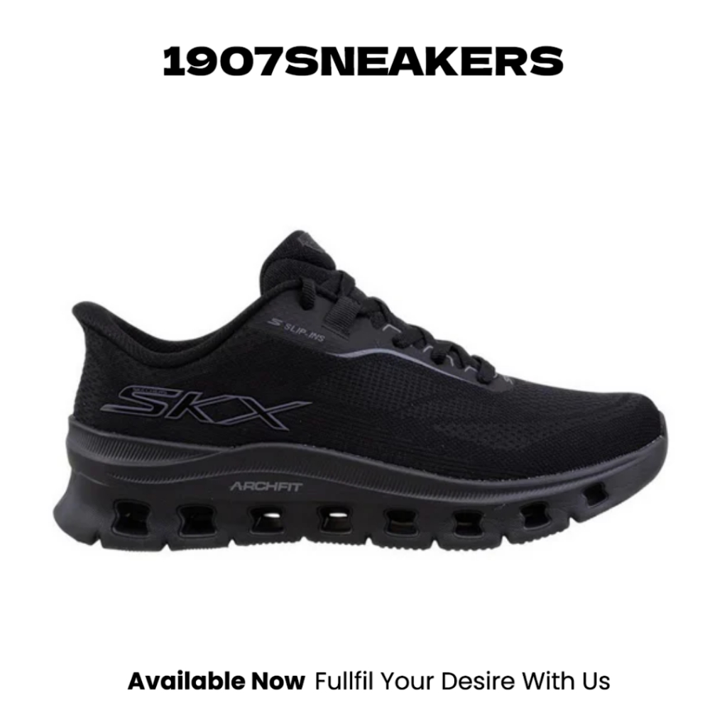 Sepatu Training Pria Skechers Arch Fit Glide-Step Pro - Black SKE233111BBK