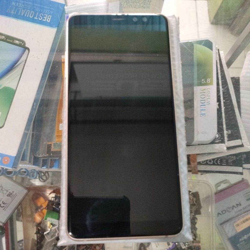 lcd samsung a8 plus original copotan