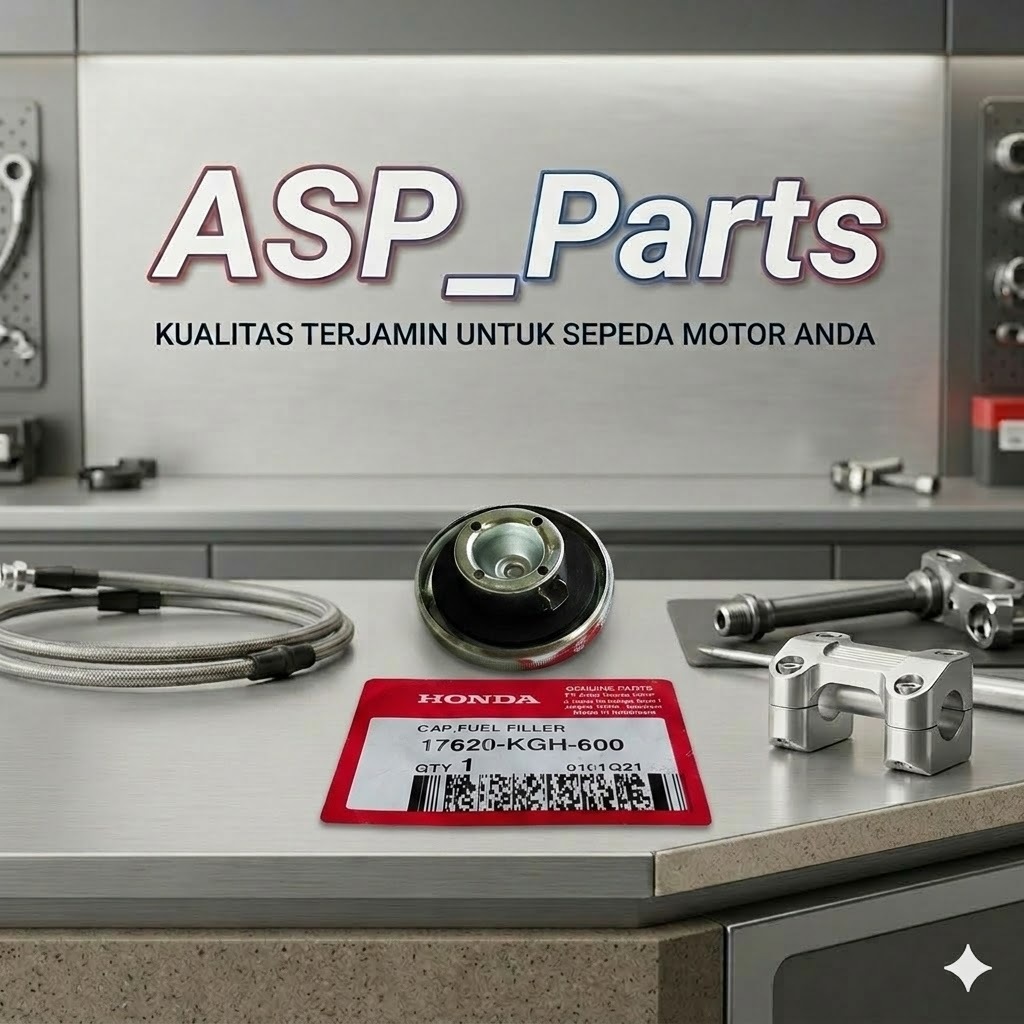 17620KGH600 Cap Fuel Filler Tutup Tanki Bahan Bakar Honda Matic Dan Cub 17620-KGH-600
