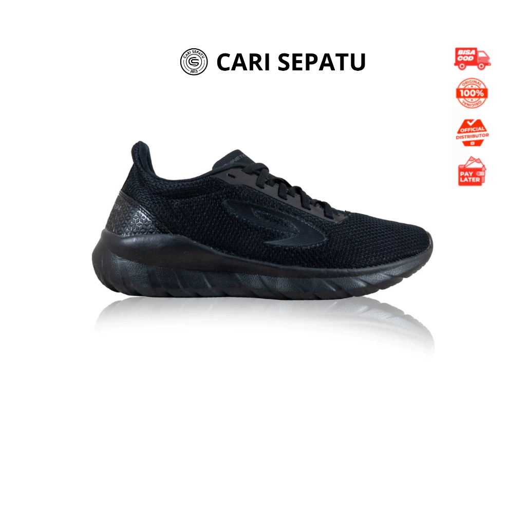 Sepatu Olahraga 910 YASHA BTS FULL BLACK Sepatu Sekolah Original