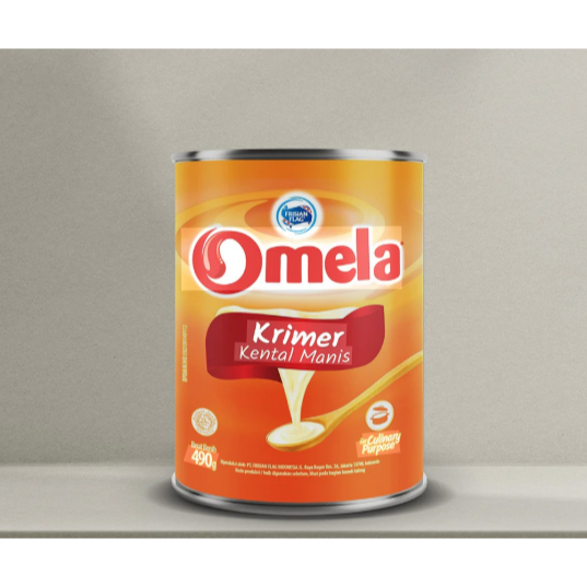 Omela Susu Kental Manis 370gr 1 dus isi 48 pcs KARTONAN - GOJEK/GRAB