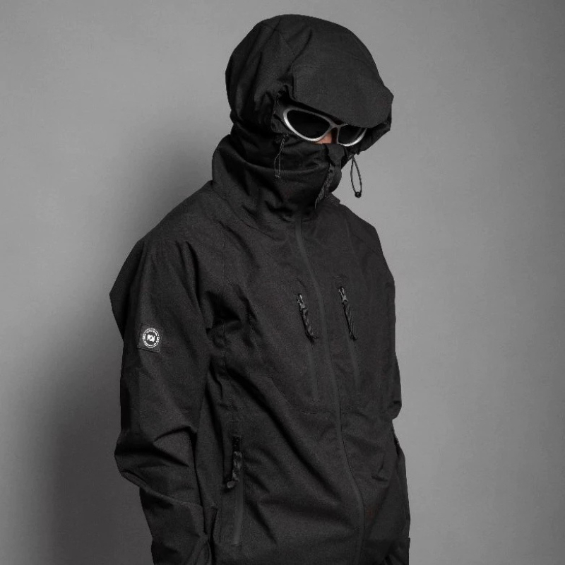 TROUBLEMAKER GORPCORE JACKET HURRICANE BLACK - GORPCORE - OUTDOOR JACKET - CASUAL JACKET