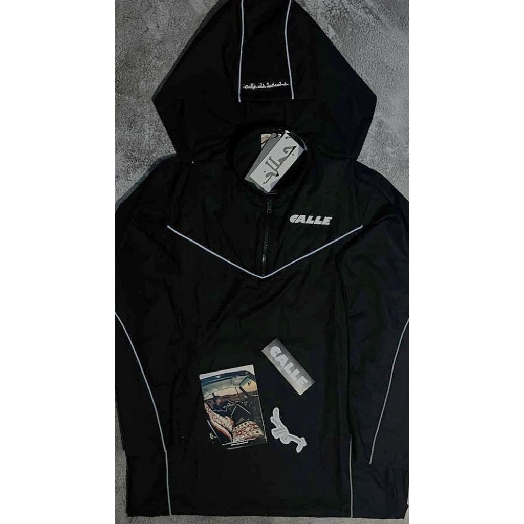 CALLE DE LARACHE QAMIS V3 2026 Zipper Gamis Jubah Reflective Black Second ORIGINAL