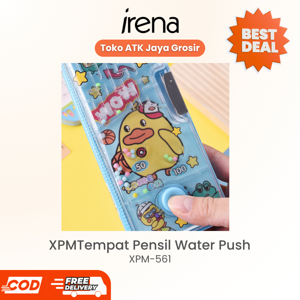 XPM Tempat Pensil Water Push XPM-561 / Pencil Case Mainan Air