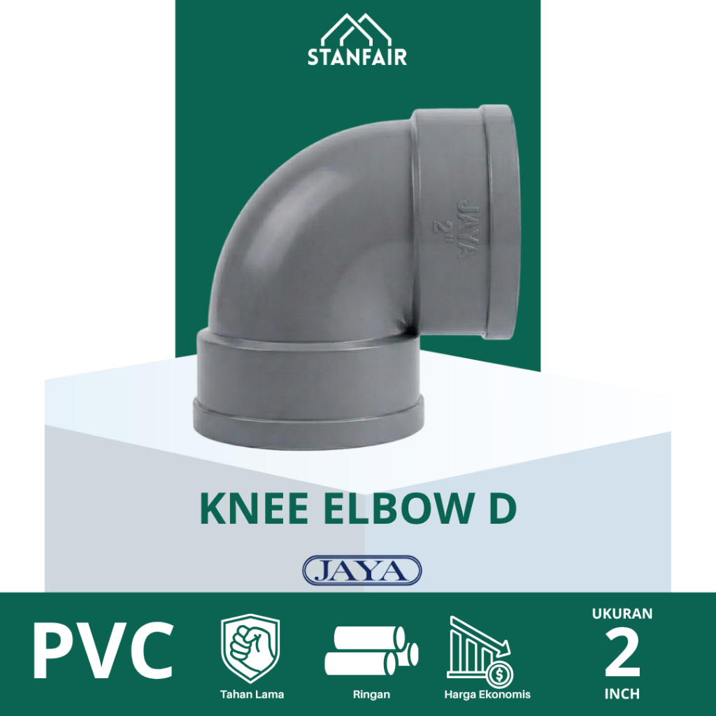 Jaya Keni Elbow D 2" / Knee Elbow DV 2" / Elbow Pvc 2 Inch Jaya