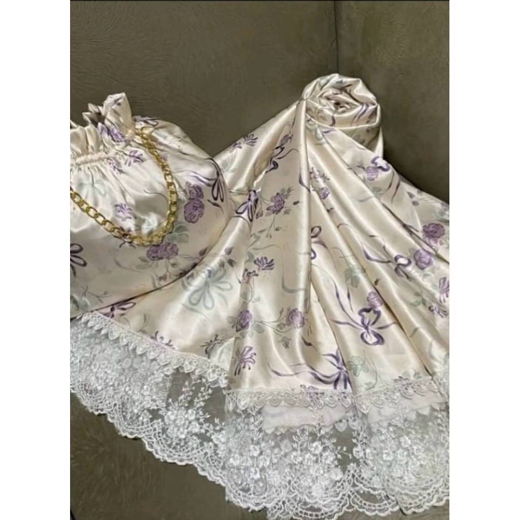 Mukena Satin Motif Coquette