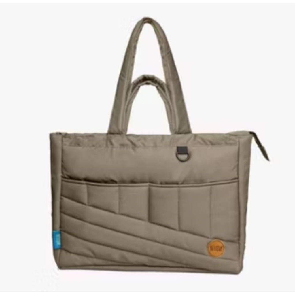 Niion Hala Tote Bag Brown/Green
