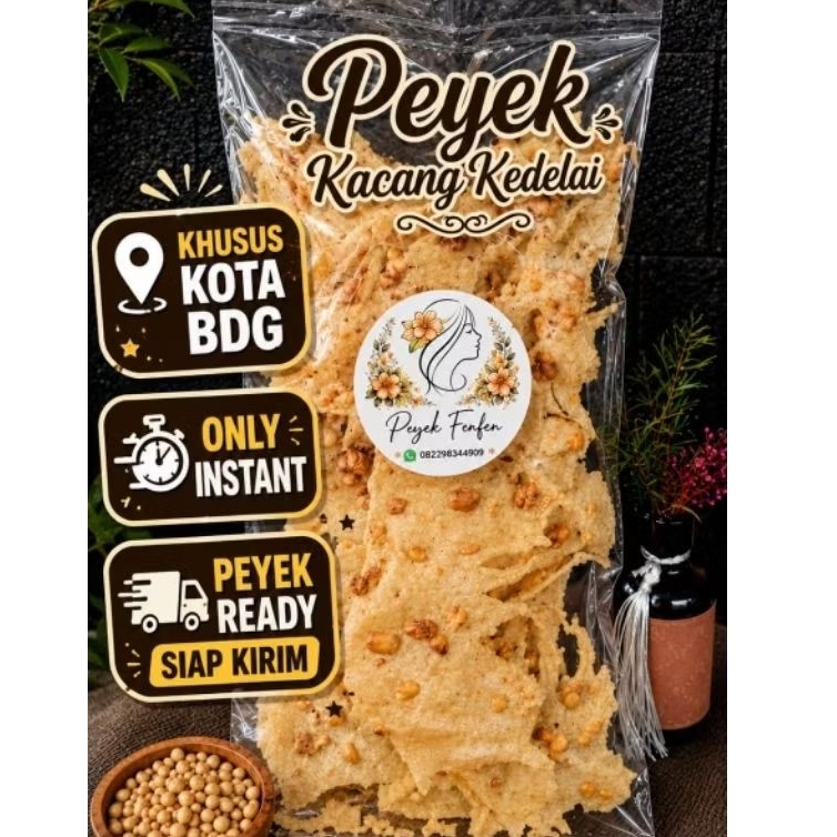 Peyek Kacang Kedelai/ Rempeyek Kacang Kedelai/ Snack/ Cemilan/ Makanan Ringan