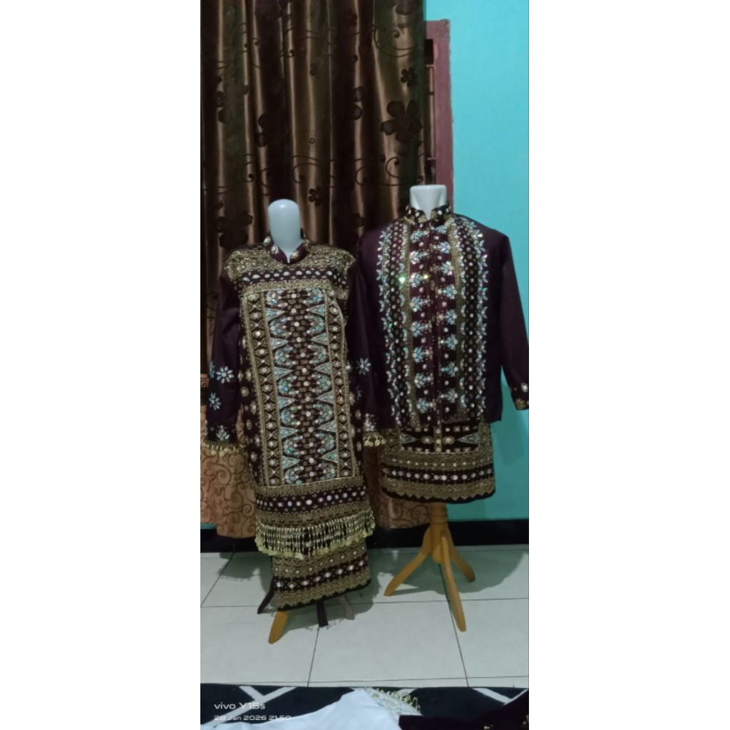baju pengantin Palembang