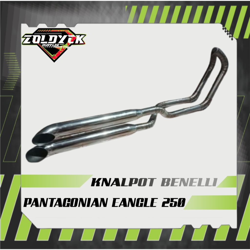 KNALPOT BENELLI PATAGONIAN EAGLE 250 - KNALPOT BENELLI PE 250