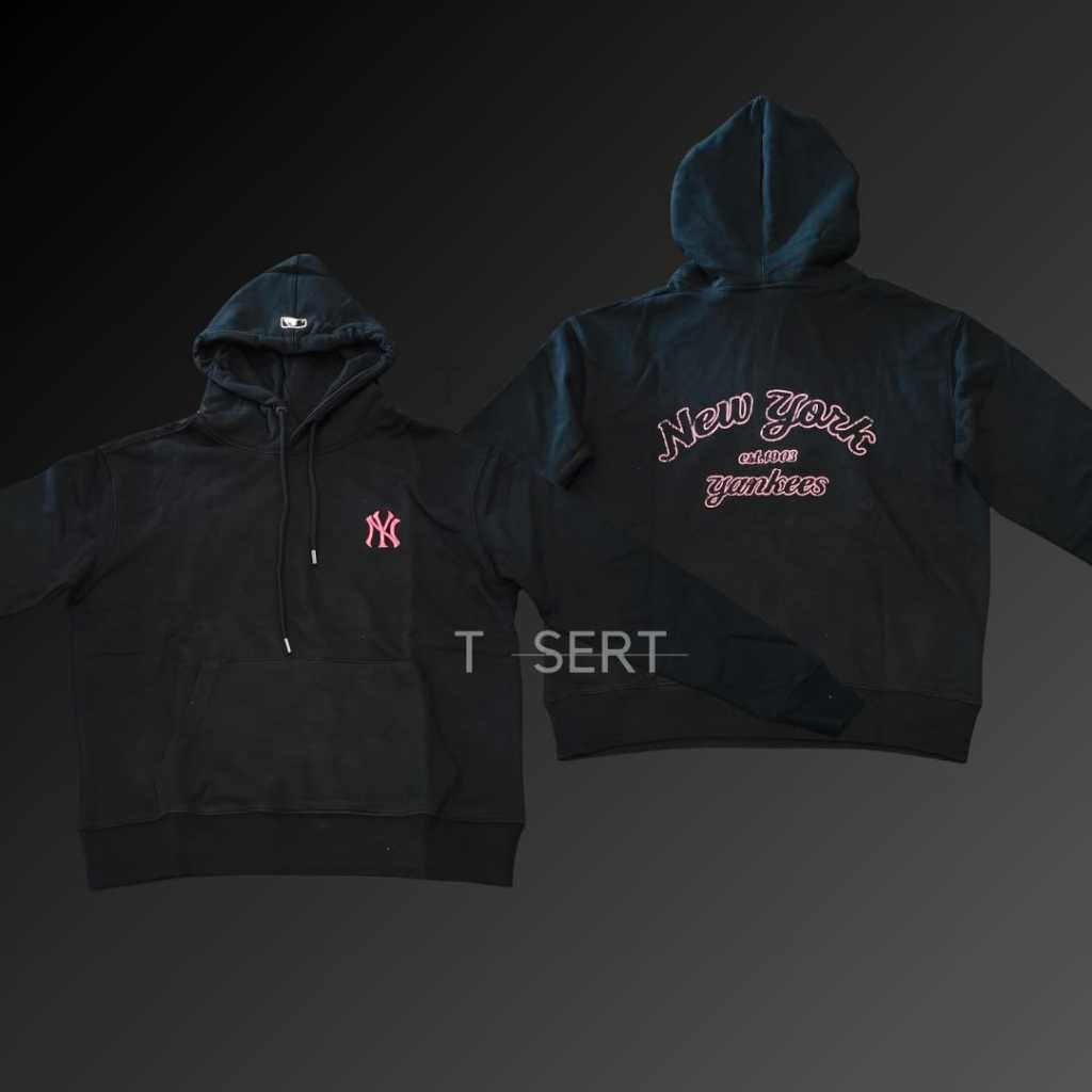 MLB NY Vintage Hoodie Black / Hoodie MLB Authentic