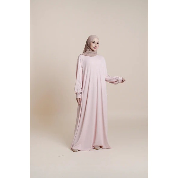 ELZATTA Gamis Basic Knit - Gamis Kaos Nyaman - Gamis Terbaru Terlaris