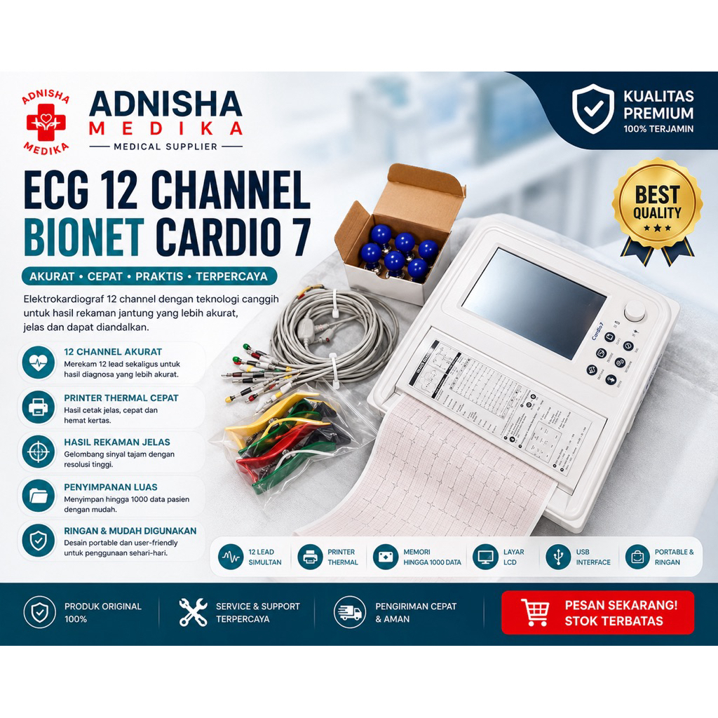ECG 12 CHANNEL BIONET CARDIO 7 (second)
