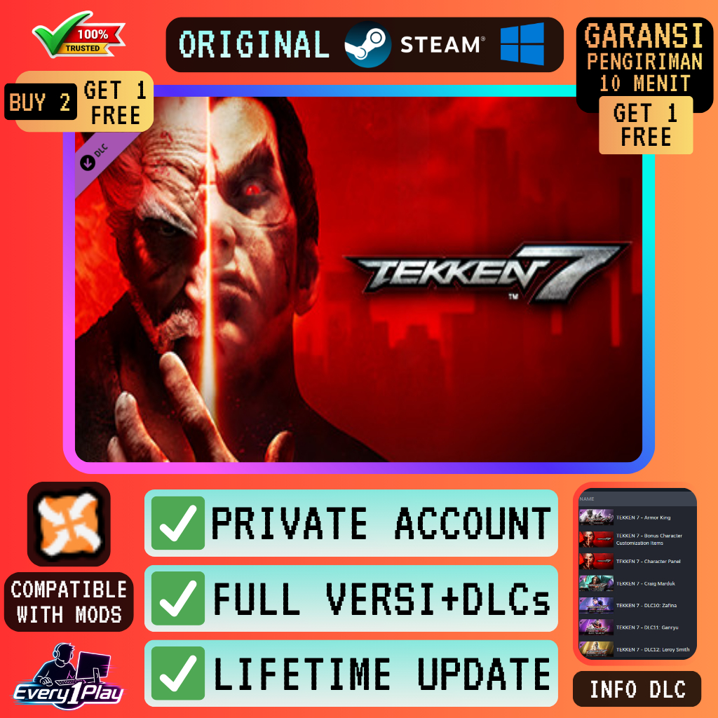 TEKKEN 7 Game Steam - Games PC Laptop Windows
