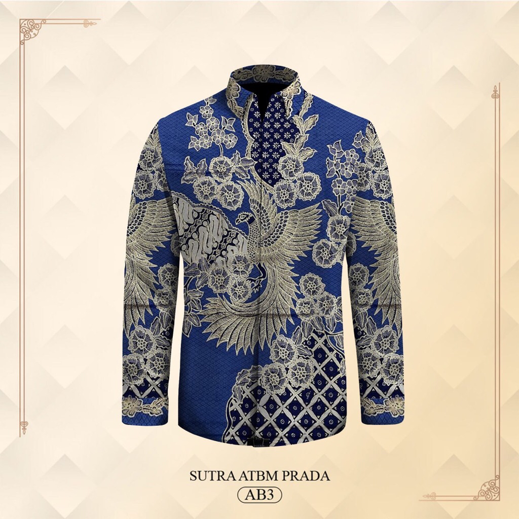 bahan batik tulis sutra  atbm baron prada tulis asli 1