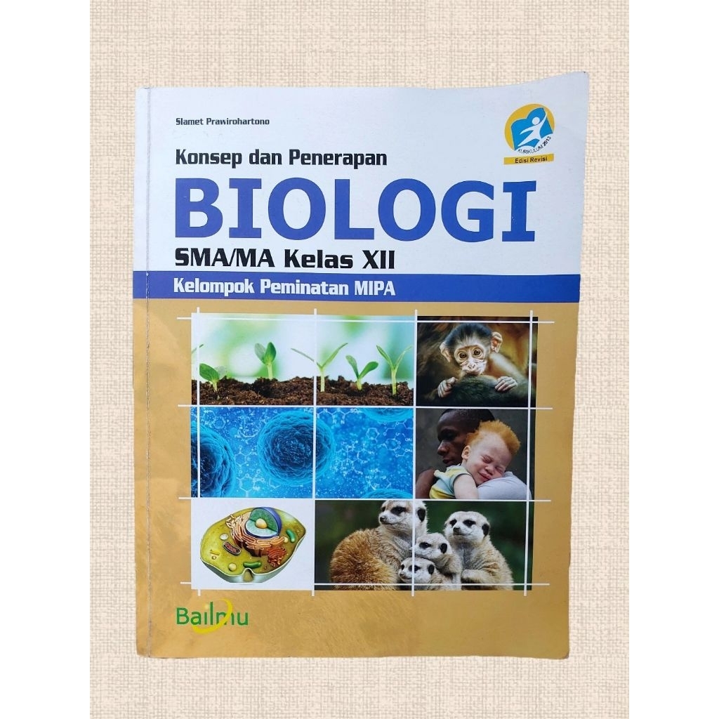 [BARU] [ORI] Buku Biologi Peminatan MIPA SMA Kelas 12 Bailmu