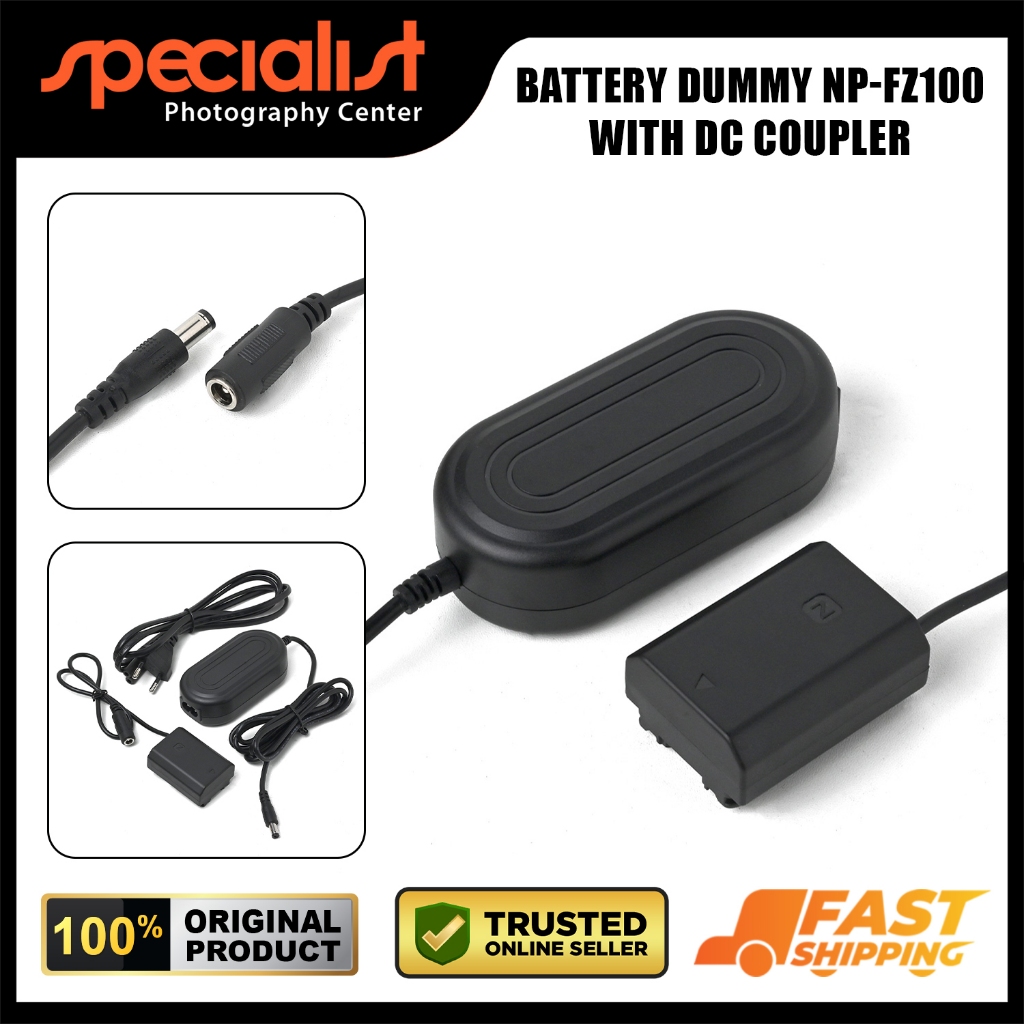 Battery Dummy NP-FZ100 with DC Coupler