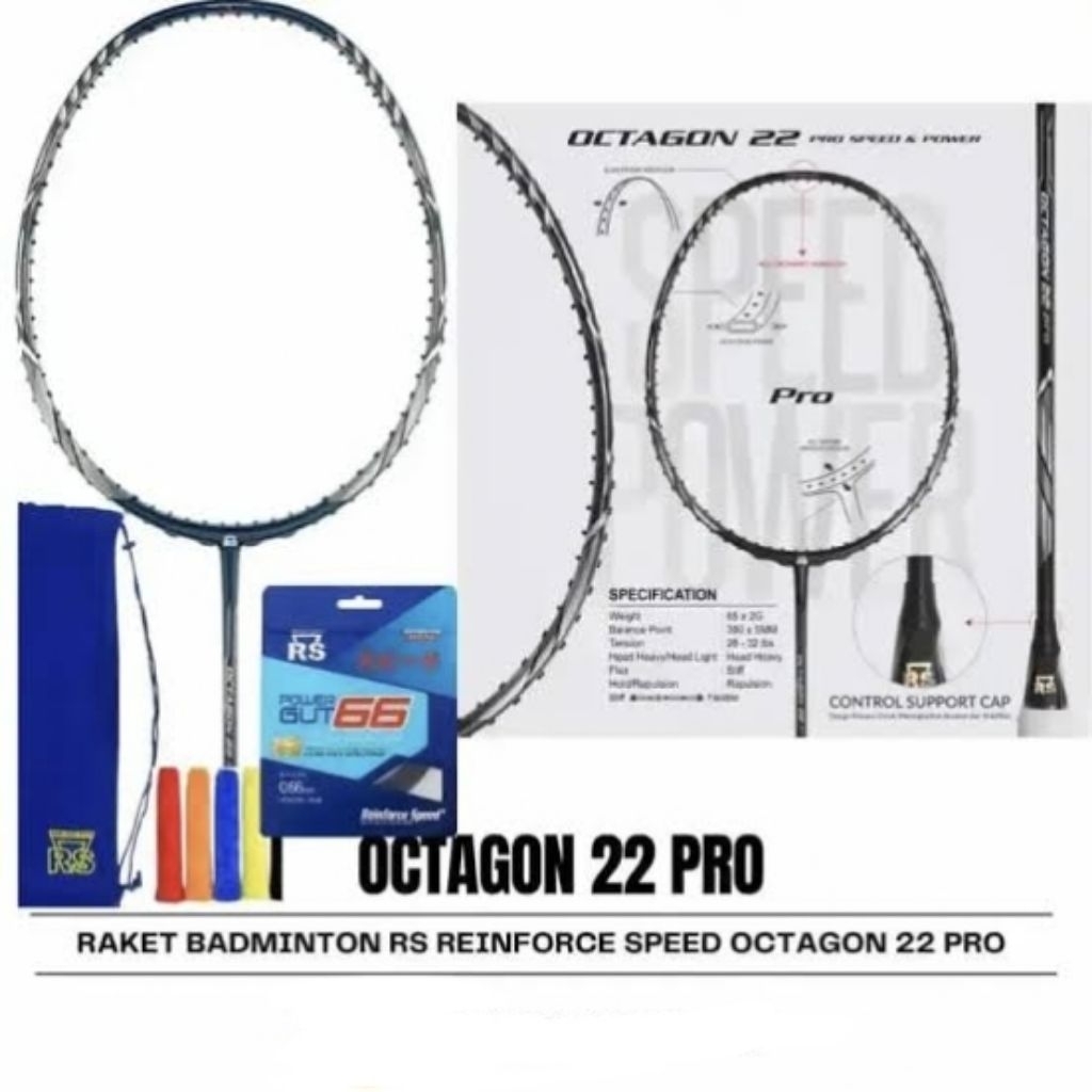 Raket Badminton RS Octagon 22 Pro Original