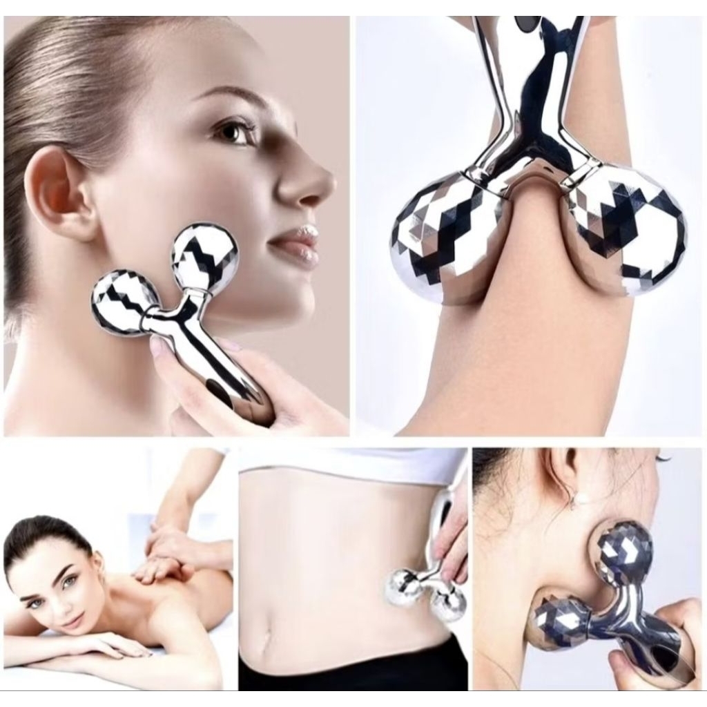 Alat pijat manual Alat pijat wajah Penirus 3D Massager / Facial Massager Alat Refleksi Pijat Terapi 