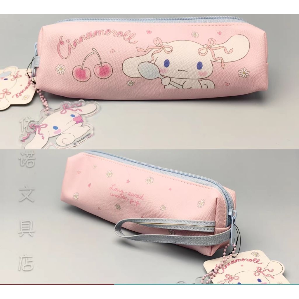 Dompet resleting berbentuk trapesium / dompet  penyimpanan kecil / dompet koin dengan tema Rilakkuma