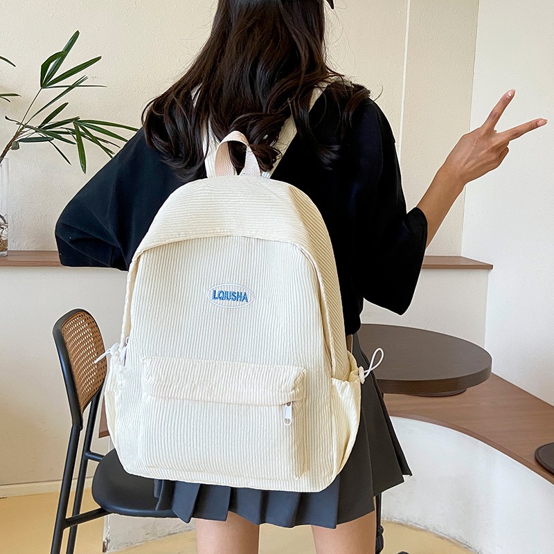 READY COD Tas Ransel  eiger Anak Sekolah sma remaja Perempuan Wanita Korean Backpack Polos Baby Bag 