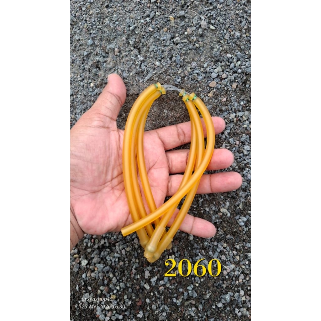 karet ketapel 2060 siap pakai,kuning natural