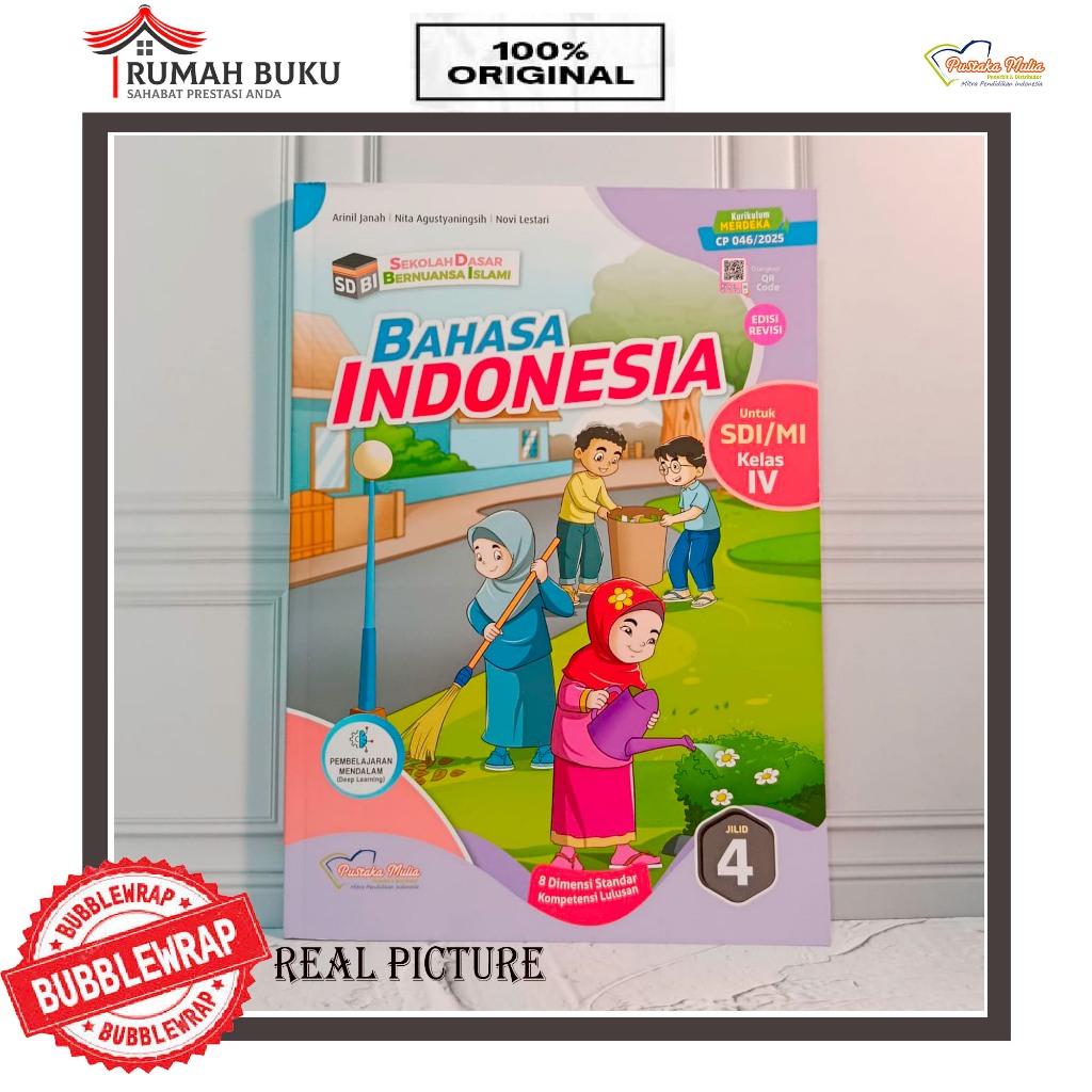 Buku SDBI Pustaka Mulia bahasa Indonesia kelas 4