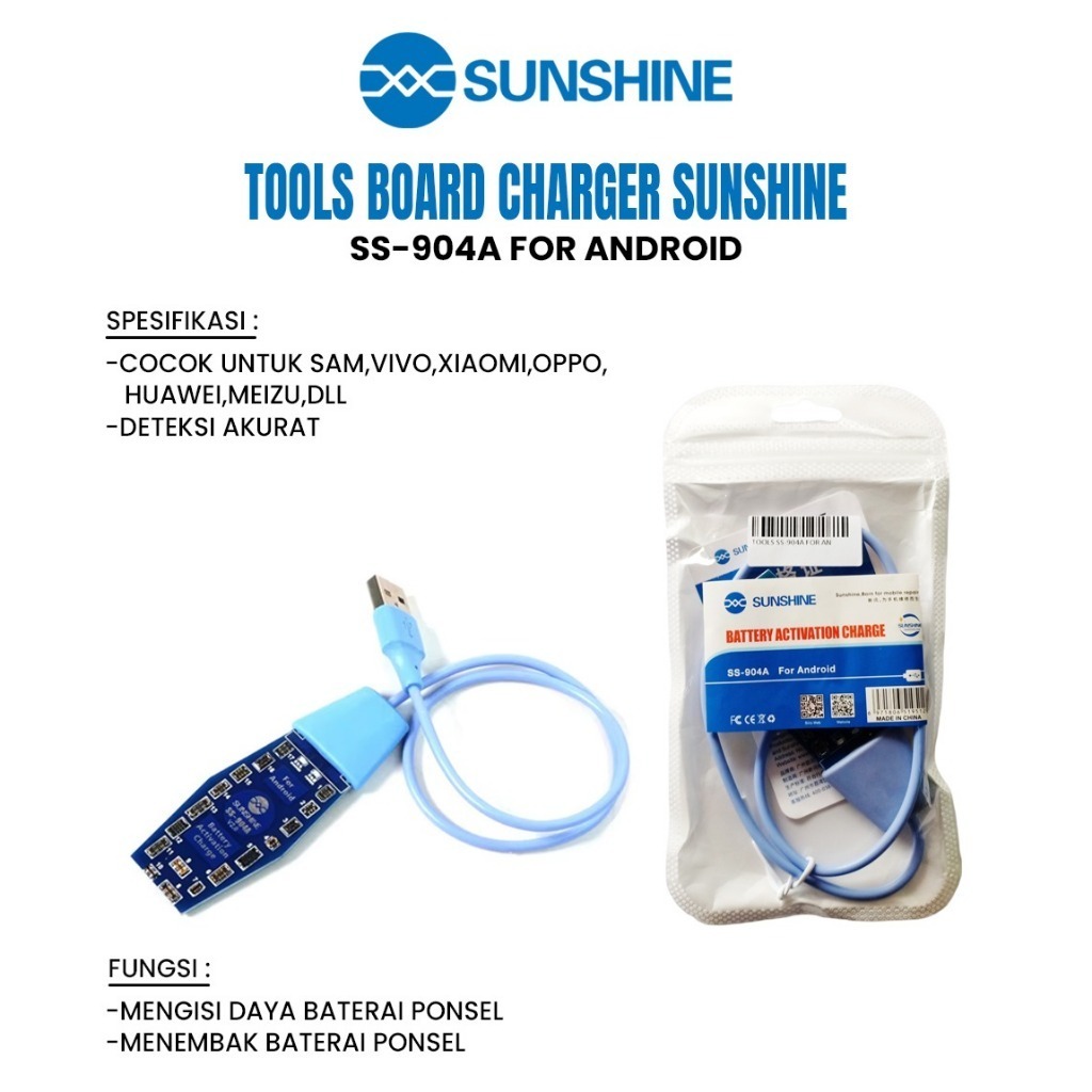 TOOL ALAT TEMBAK BATRE SUNSHINE SS-904A FOR ANDROID/SS 904A