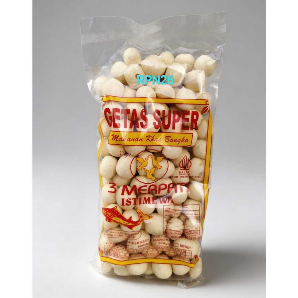 Getas Super Bangka 3 Merpati 250 gram - Merah Kuning