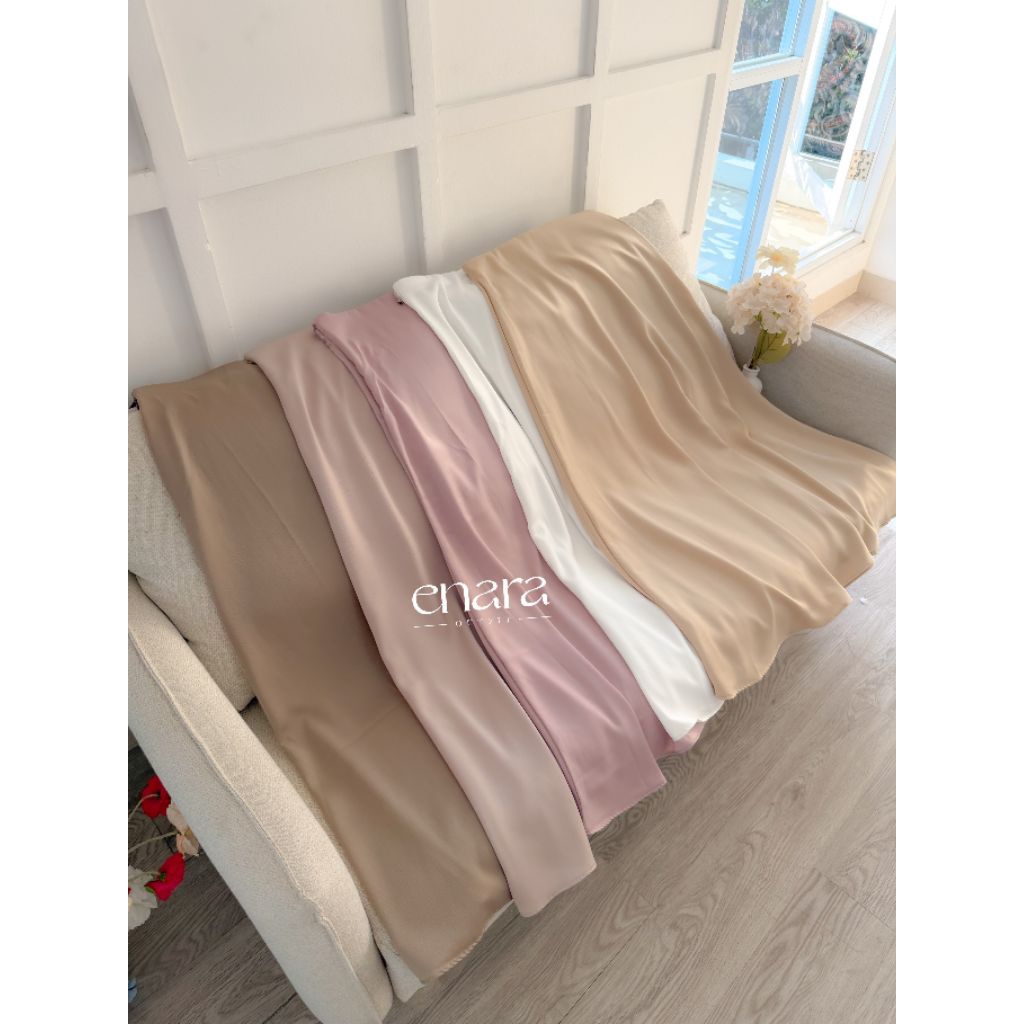 SATIN PANTS(celana)/ROK SATIN SILKY SKIRT - Rok satin silk by ENARA OUTFITN