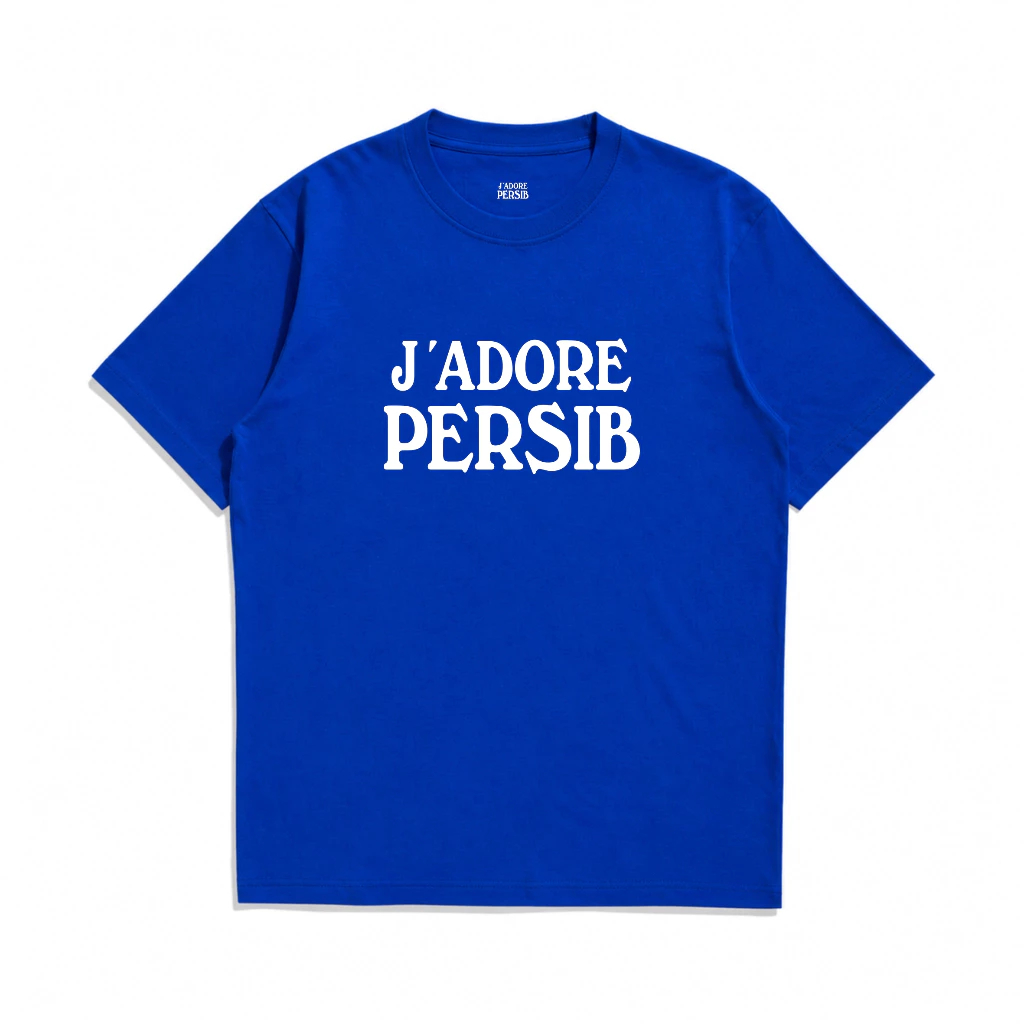 Baju Kaos JADORE PERSIB Bandung Premium Cotton Combed 24s / Atasan Tshirt Suporter Bobotoh Casual St