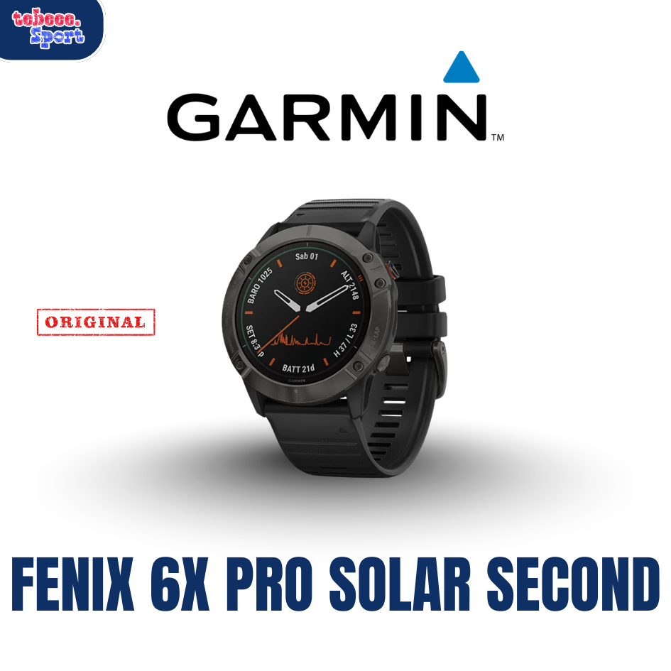 GARMIN FENIX 6X PRO SOLAR SECOND