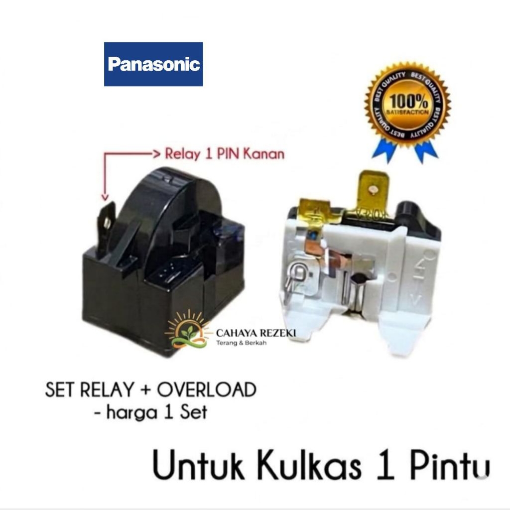 Relay ptc kulkas overload kulkas 1 pintu dan 2 pintu PANASONIC
