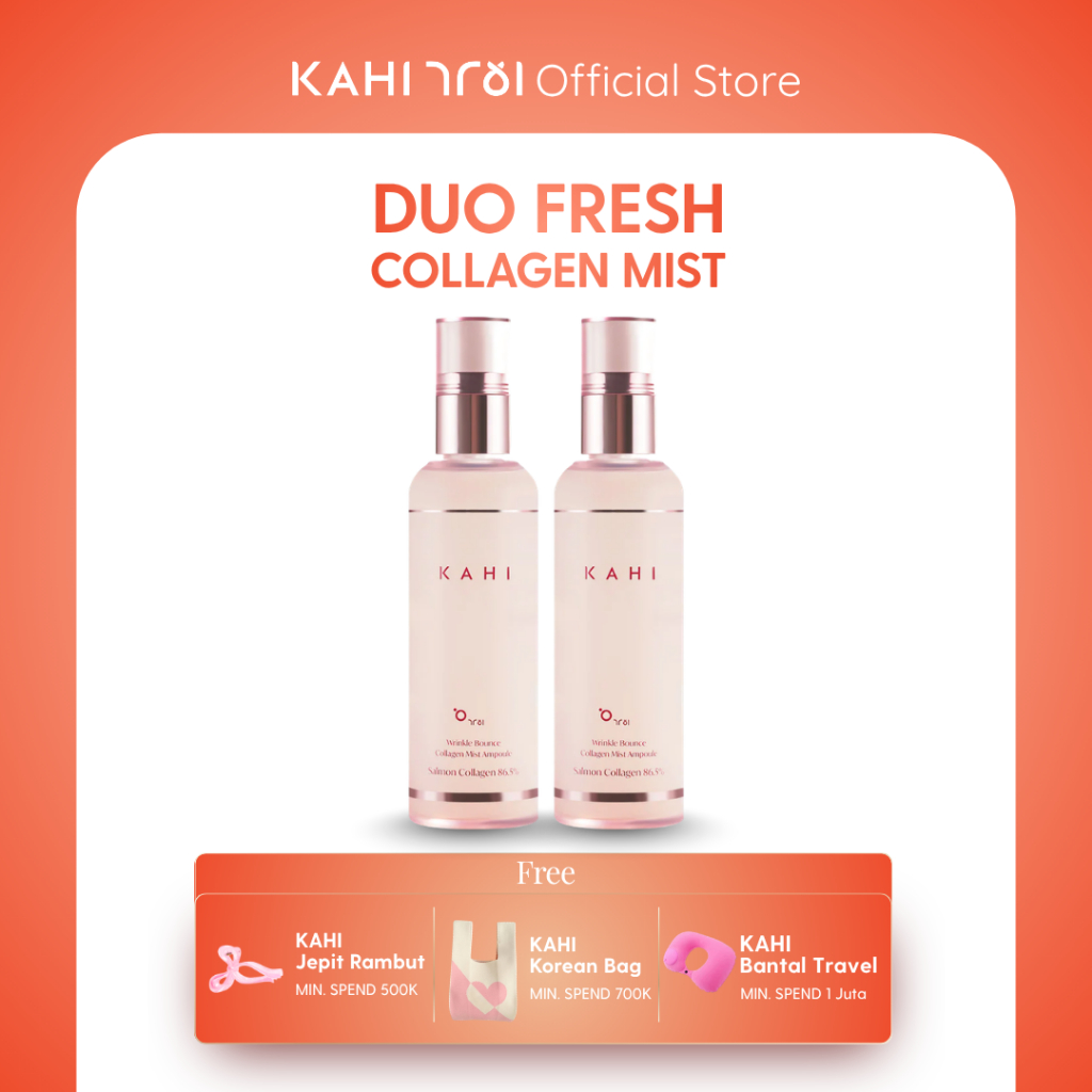 [Official] KAHI Duo Fresh — Wrinkle Bounce Collagen Mist Ampoule 1+1