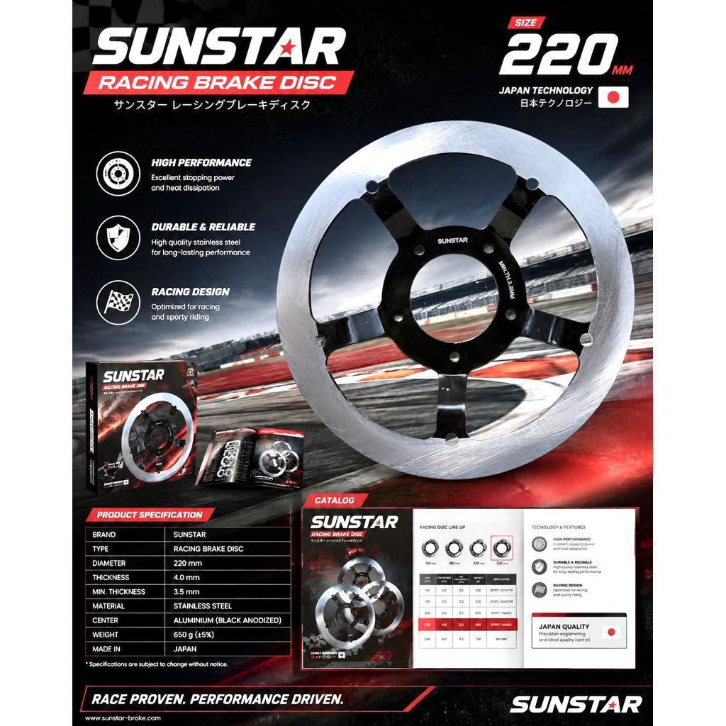 PIRINGAN CAKRAM DISC 300MM COPY PSM SUPRA-X SUPRA-FIT GRAND LEGENDA