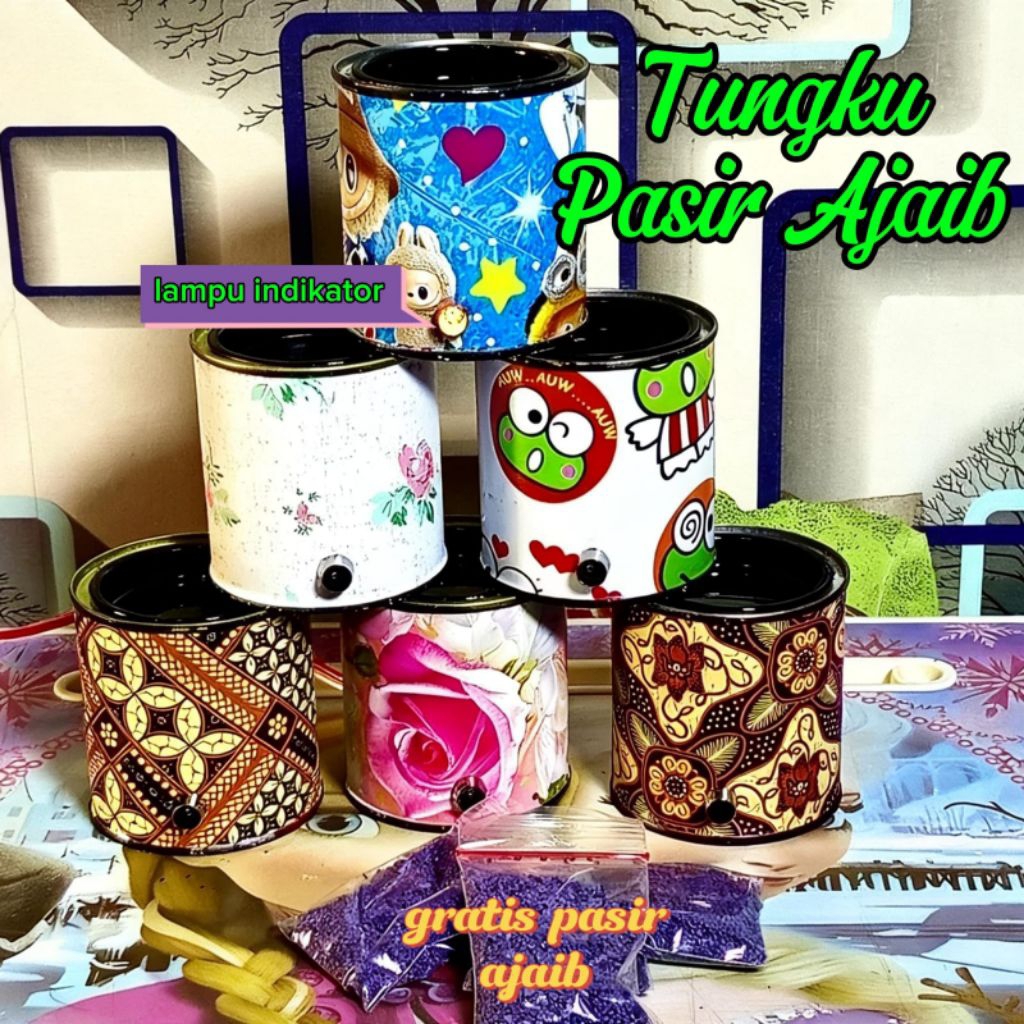 Tungku Pasir Magic / Tungku Elektrik Pasir Ajaib / Pemanas Pasir Ajaib / Obat Nyamuk Ampuh / Bonus P