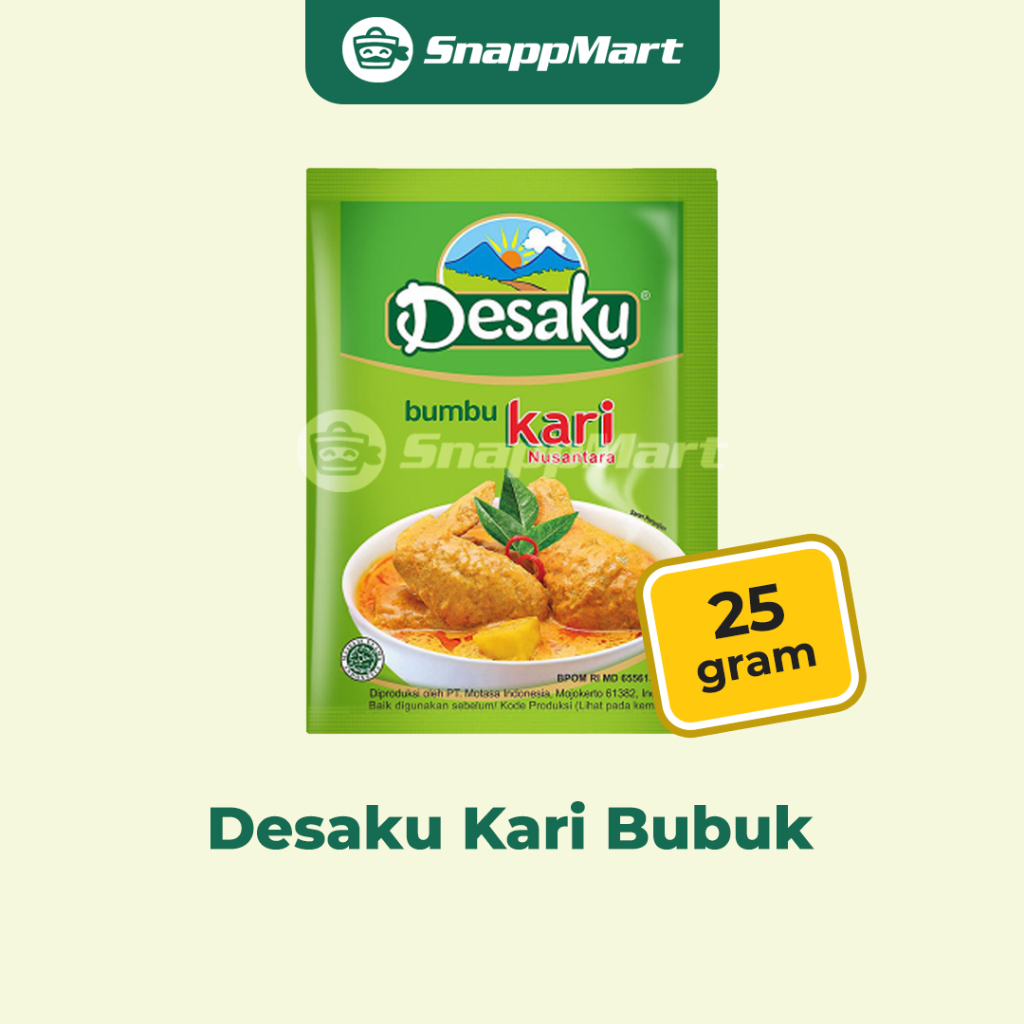 [ INSTANT ] Desaku Bumbu Kari Bubuk (25 gram)