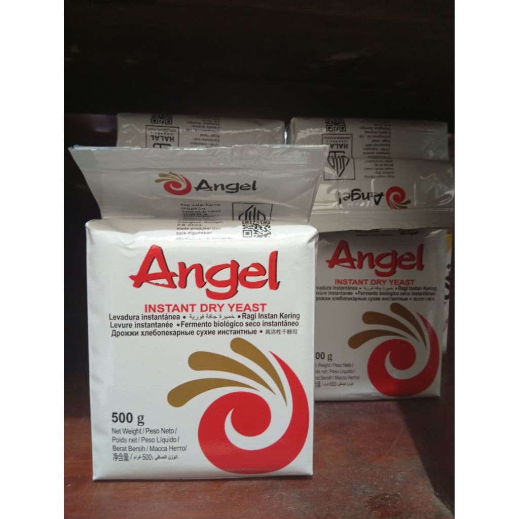 Ragi Instan Angel 500g - Fermentasi Cepat, Ekonomis, Tekstur Roti Lebih Baik