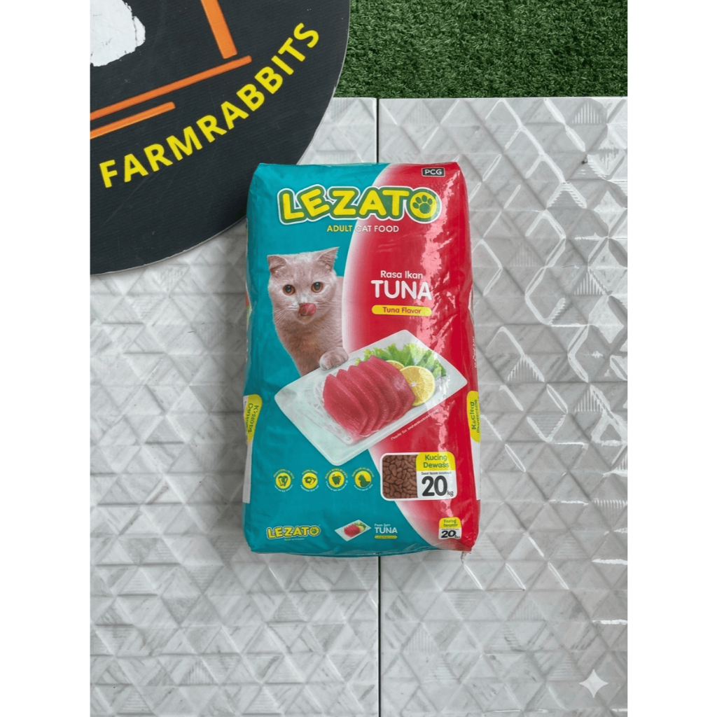 MAKANAN KUCING || LEZATO 1 KARUNG || BERAT ISI 20KG