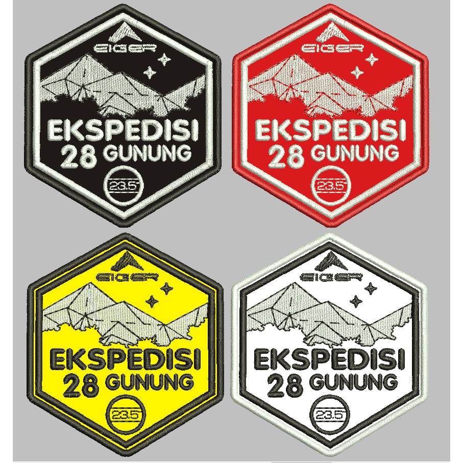 PATCH BORDIR-EIGER 28 GUNUNG EXPEDISI PREMIUM