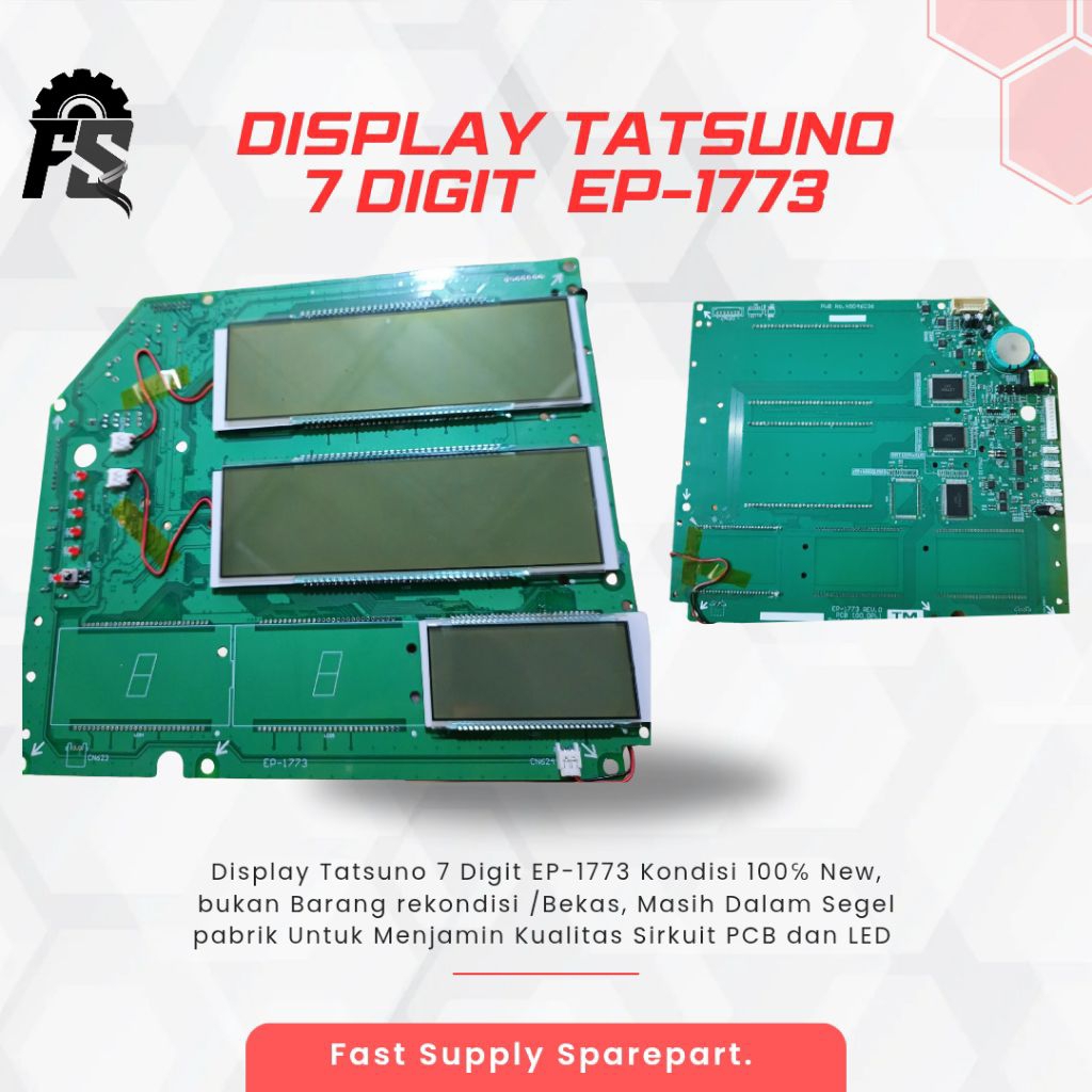 Display Tatsuno 7 Digit EP 1773 / Display board Tatsuno SPBU