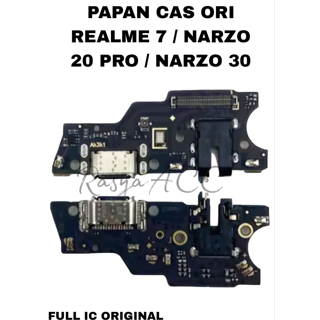 CONECTOR CAS ORI PAPAN CAS PCB CAS REALME 7 / NARZO 20 PRO / NARZO 30