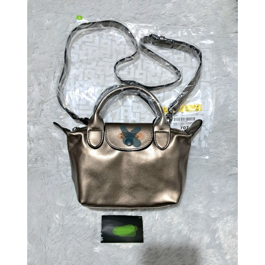 Tas selempang bronze elc/tas Hp/tas pesta