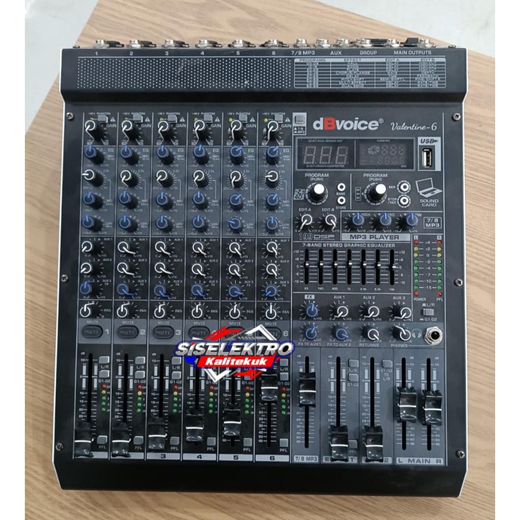 mixer DB voice Valentin 6 mixer DB voice 6 chanel