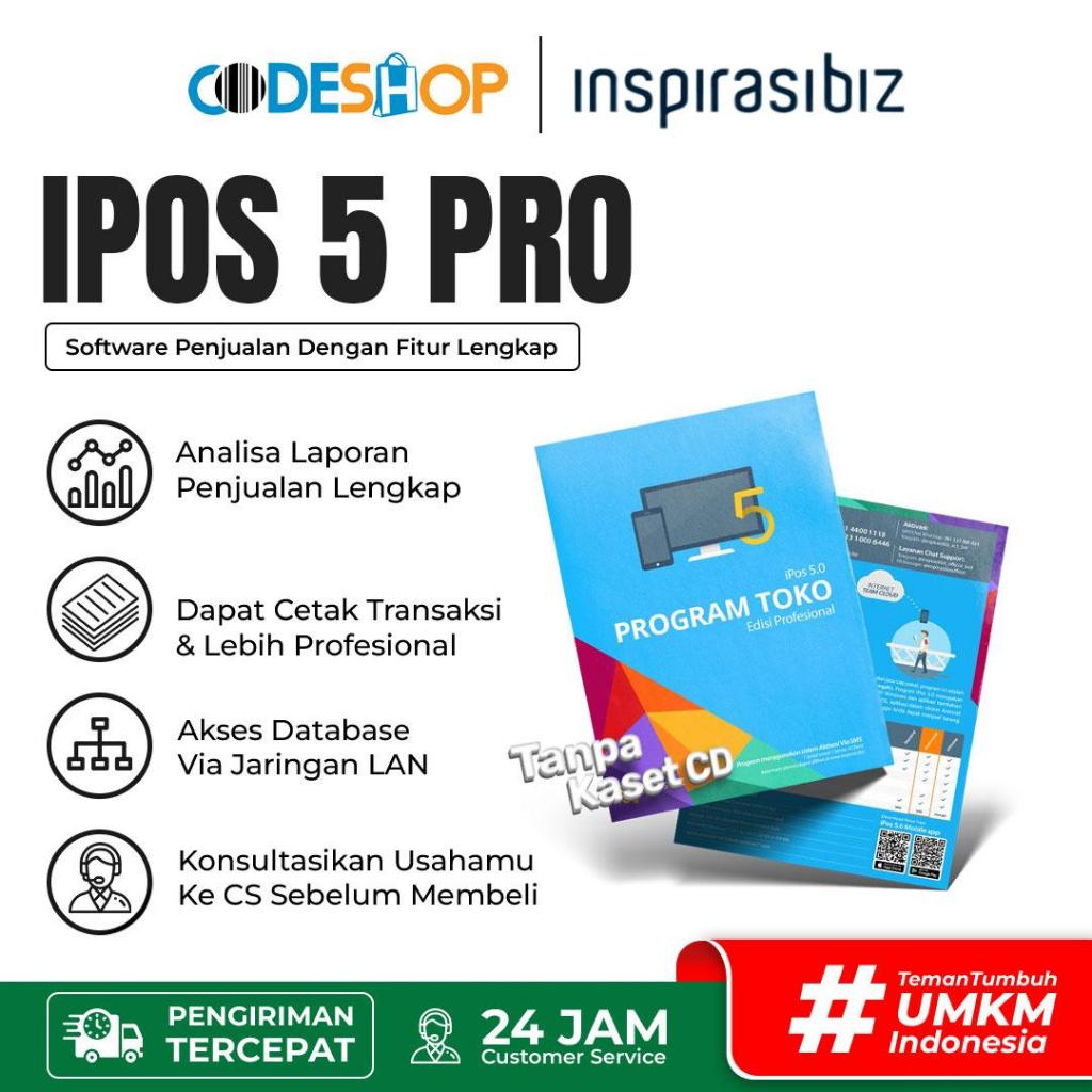SOFTWARE PROGRAM KASIR TOKO MINIMARKET iPos 5 | iPos 5.0 Profesional