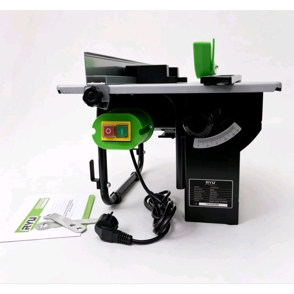 Table Saw Listrik Pemotong Kayu Aluminium 8" RTS8 RYU / Mesin Meja Gergaji Kayu Listrik 8 Inch Meja 