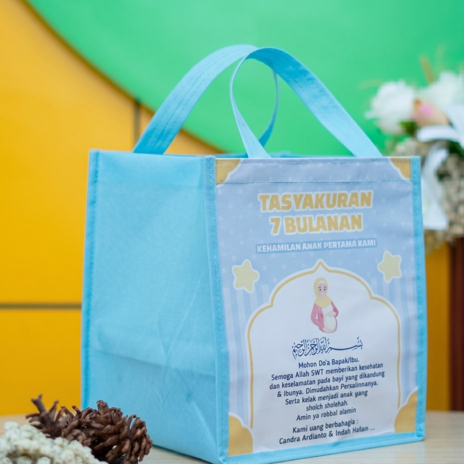 Tas Aqiqah Hantaran Nasi Souvenir Aqiqah Tas Berkat Tas Kardus Ukuran 20 Tas Bingkisan